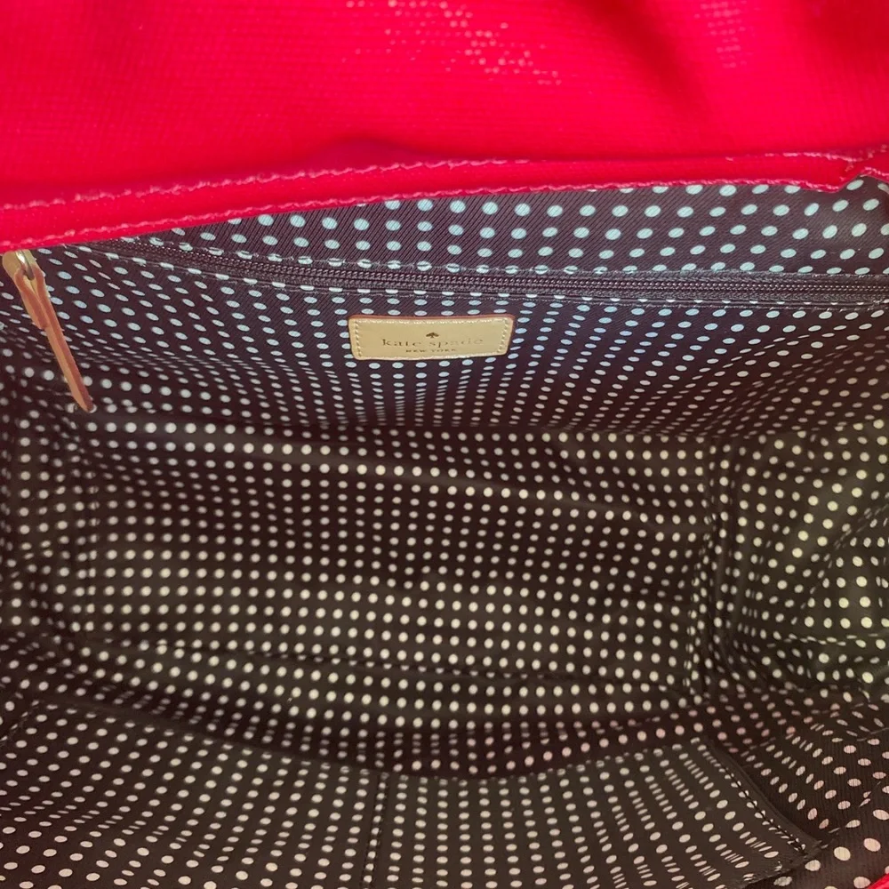 Kate Spade Fuchsia Tote with Gold Accents - Picture 5 of 5